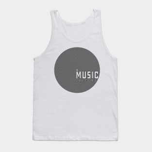 Enchanting Vinyl Records Vintage Tank Top